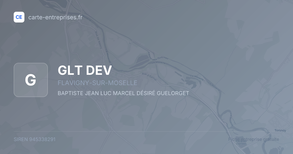 GLT DEV — 945338291 — fiche entreprise