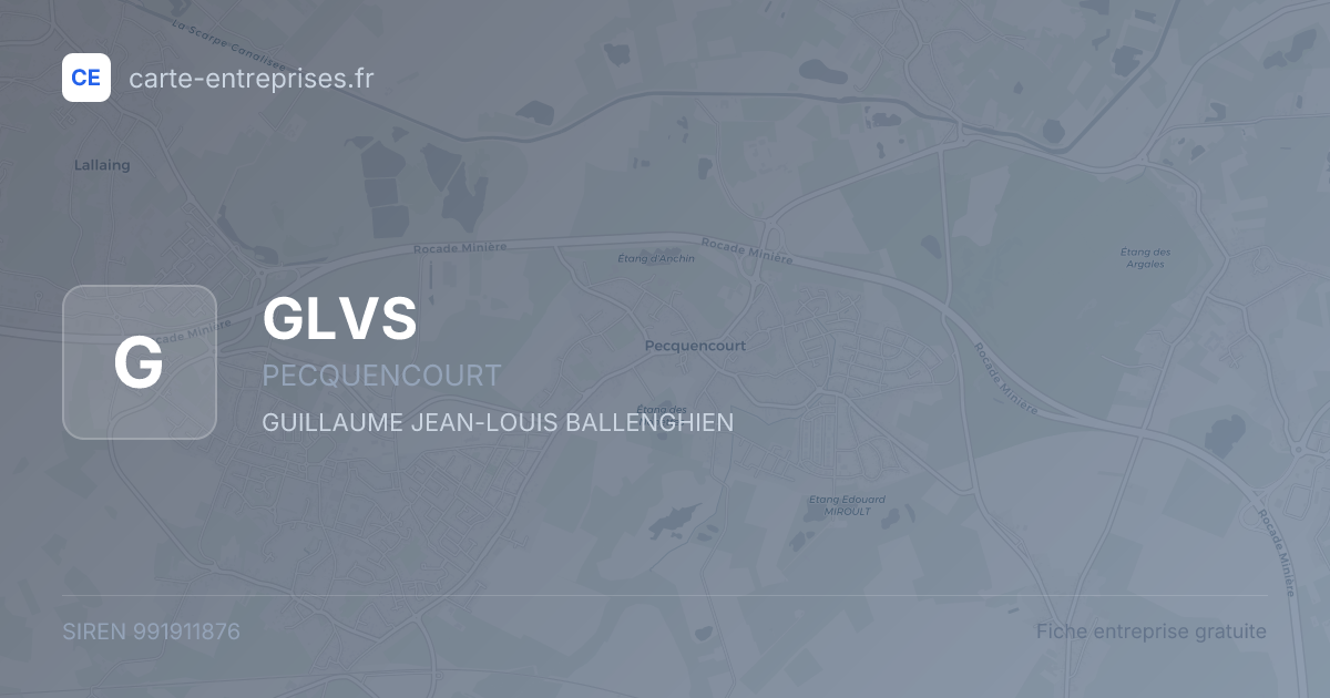 GLVS — 991911876 — fiche entreprise