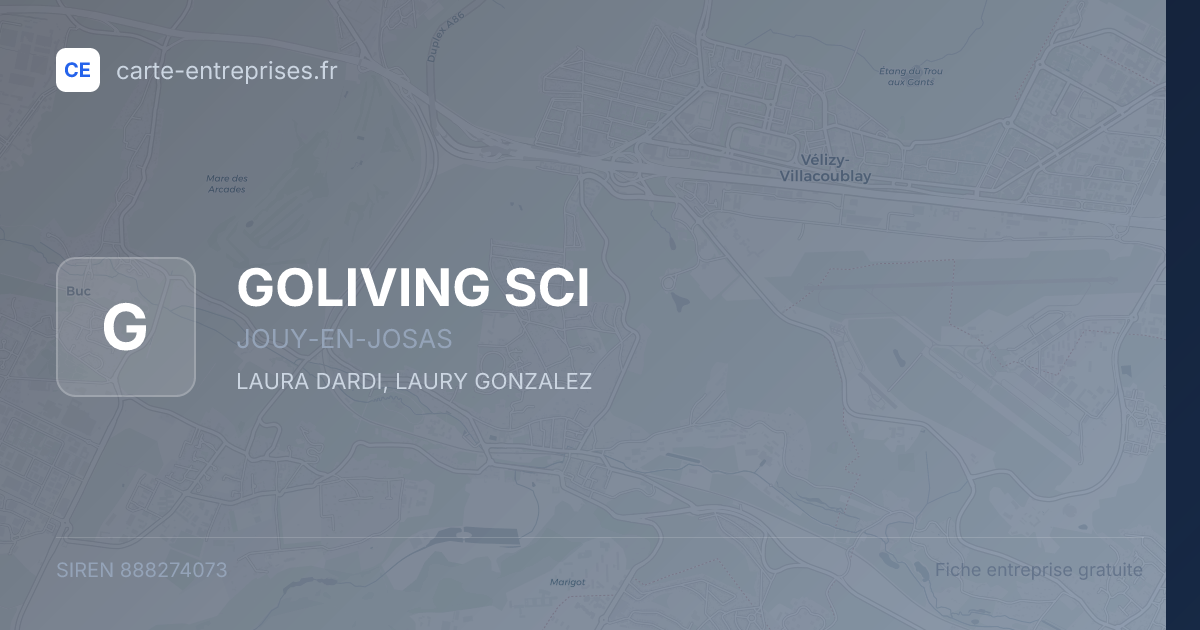 GOLIVING SCI — 888274073 — fiche entreprise