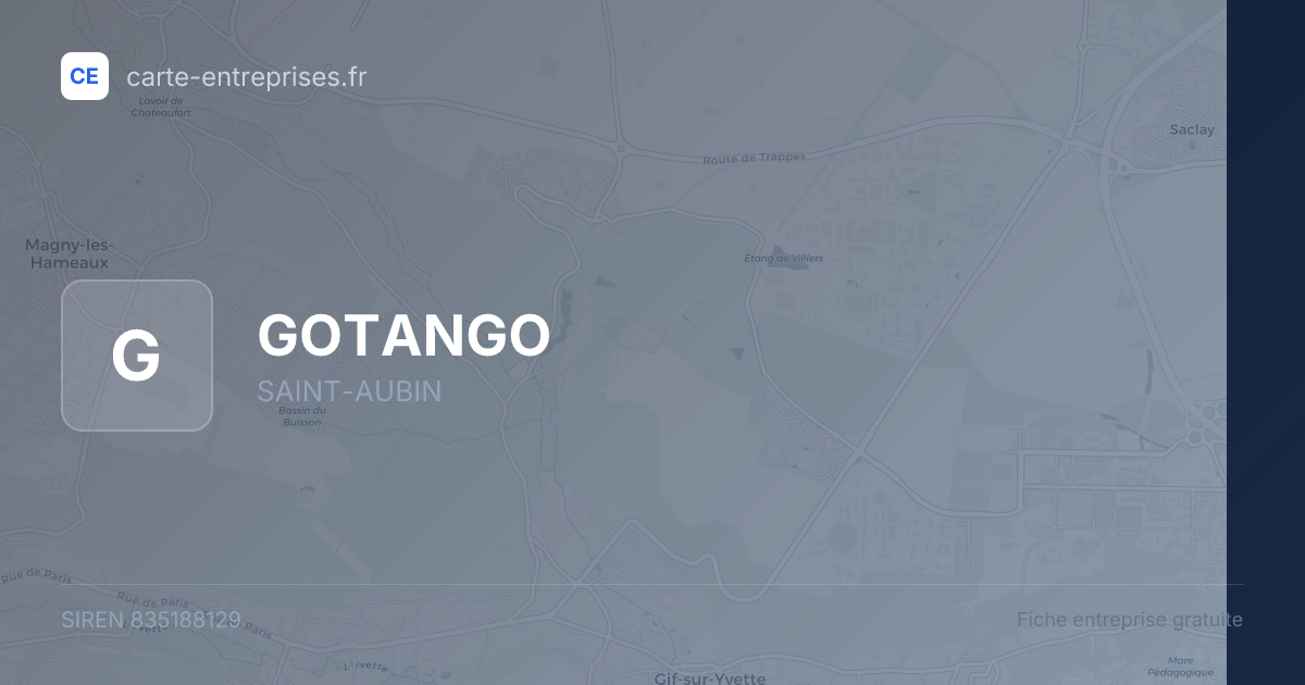 GOTANGO — 835188129 — fiche entreprise