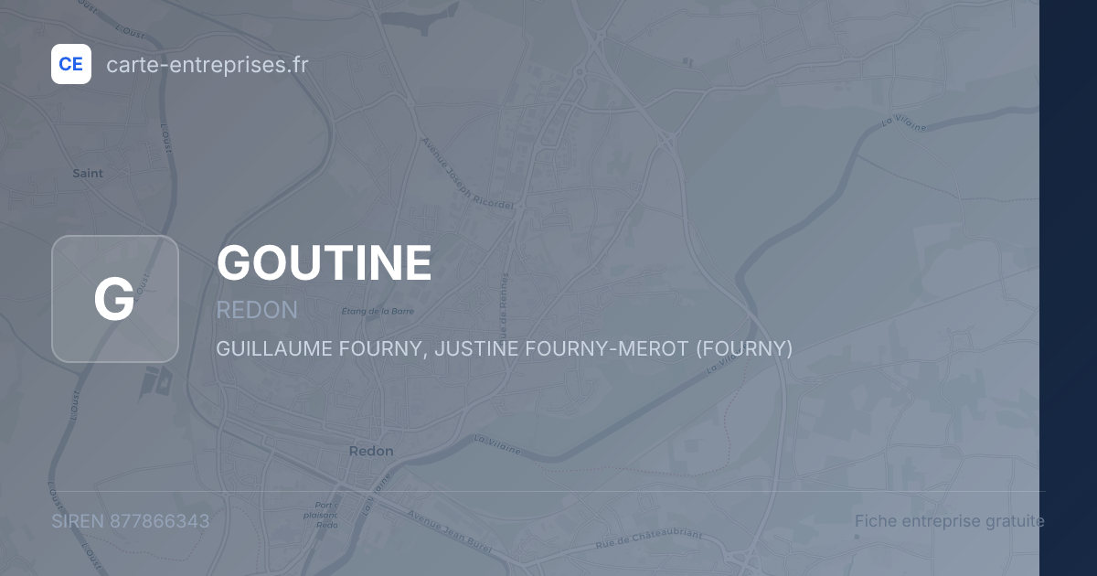 GOUTINE — 877866343 — fiche entreprise