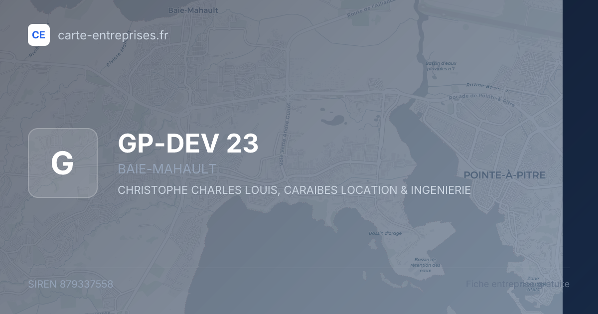 GP-DEV 23 — 879337558 — fiche entreprise