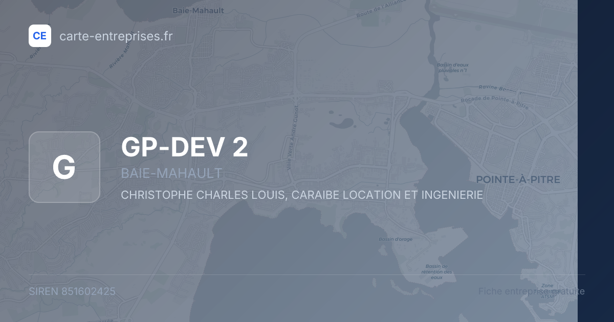 GP-DEV 2 — 851602425 — fiche entreprise