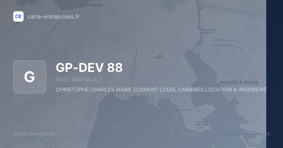 GP-DEV 88 — 894447788 — fiche entreprise