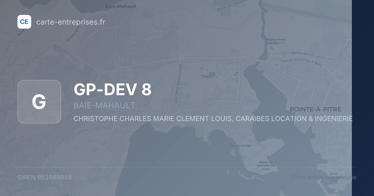 GP-DEV 8 — 852869858 — fiche entreprise