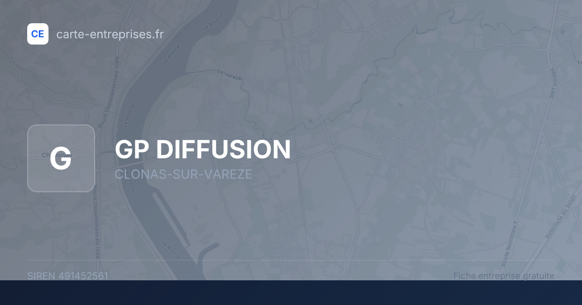 GP DIFFUSION — 491452561 — fiche entreprise
