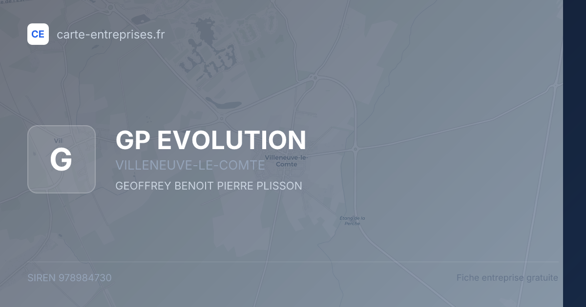 GP EVOLUTION — 978984730 — fiche entreprise