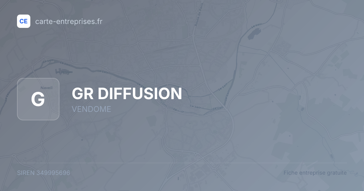 GR DIFFUSION — 349995696 — fiche entreprise