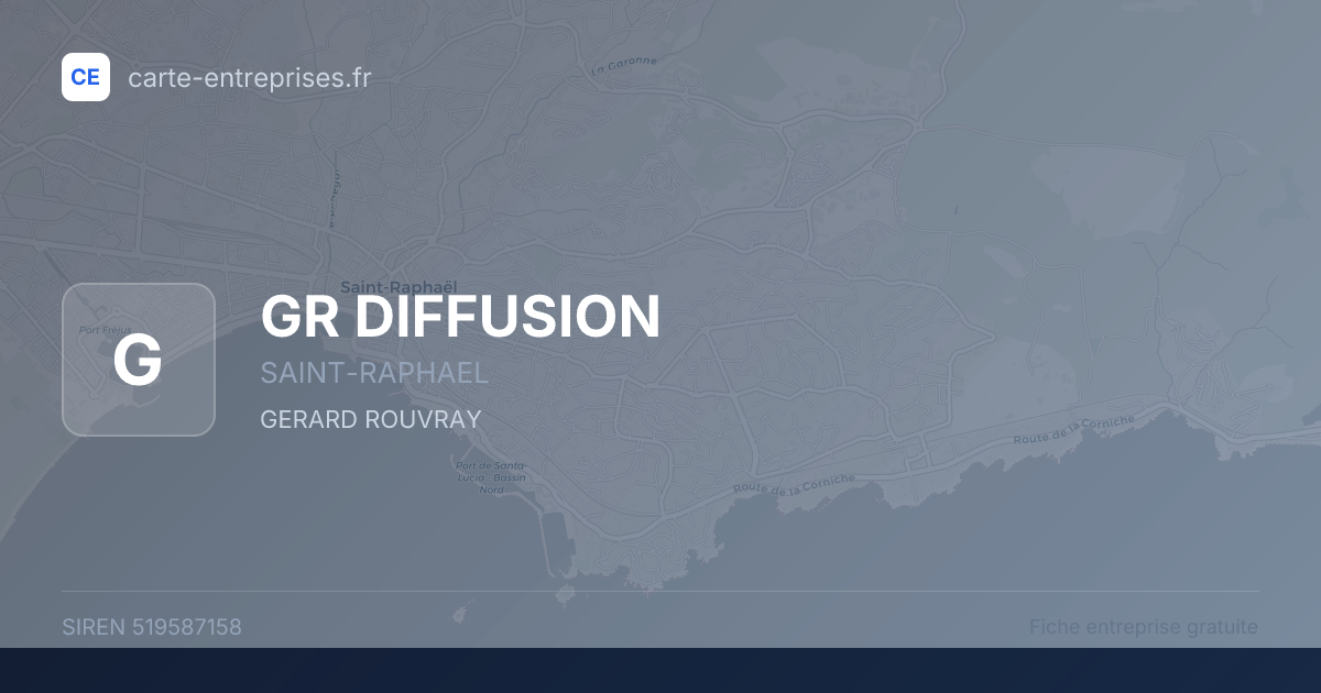 GR DIFFUSION — 519587158 — fiche entreprise