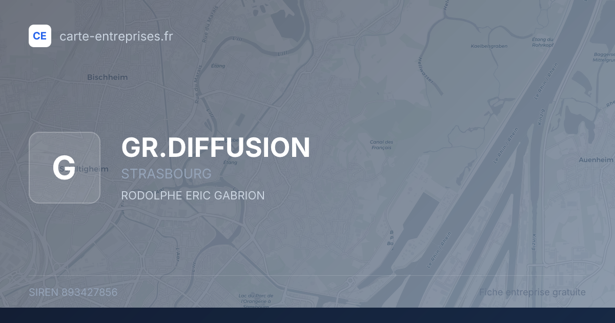 GR.DIFFUSION — 893427856 — fiche entreprise