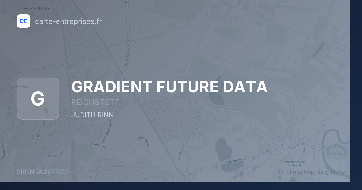 GRADIENT FUTURE DATA — 992877001 — fiche entreprise