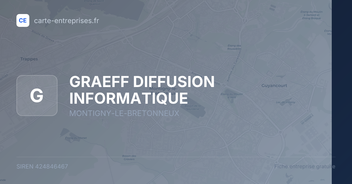 GRAEFF DIFFUSION INFORMATIQUE — 424846467 — fiche entreprise