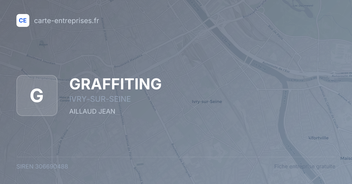 GRAFFITING — 306690488 — fiche entreprise