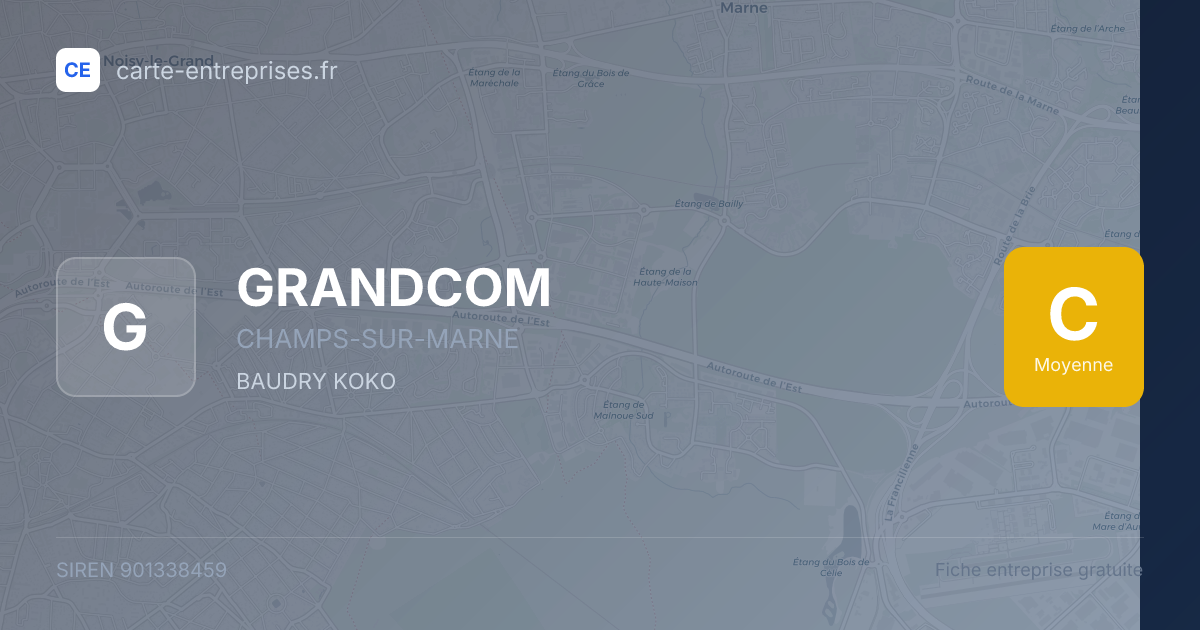 GRANDCOM — 901338459 — fiche entreprise