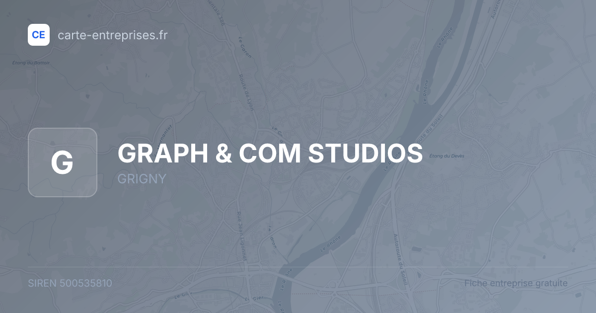 GRAPH & COM STUDIOS — 500535810 — fiche entreprise