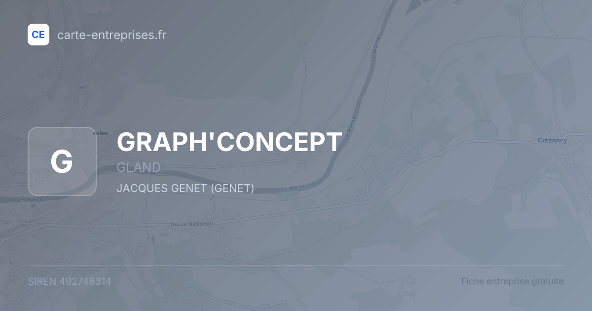 GRAPH'CONCEPT — 492748314 — fiche entreprise