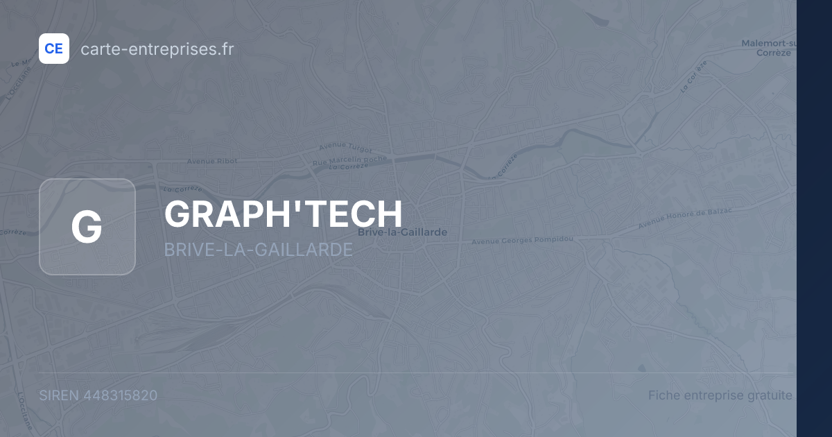 GRAPH'TECH — 448315820 — fiche entreprise