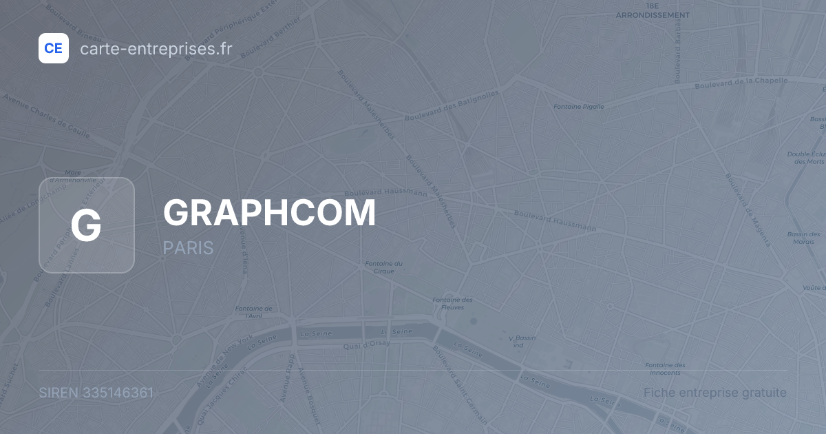 GRAPHCOM — 335146361 — fiche entreprise