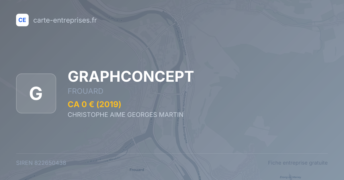 GRAPHCONCEPT — 822650438 — fiche entreprise