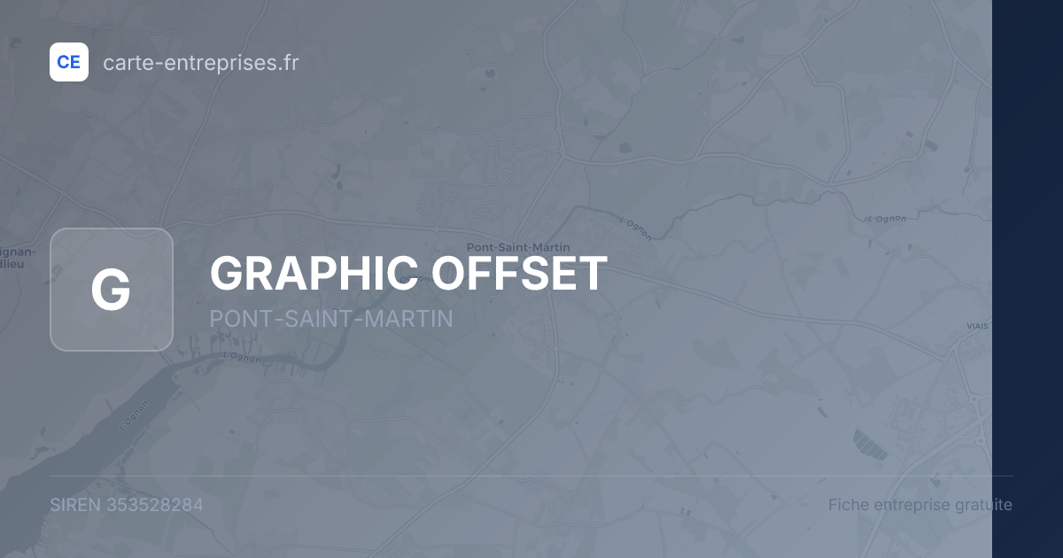 GRAPHIC OFFSET — 353528284 — fiche entreprise