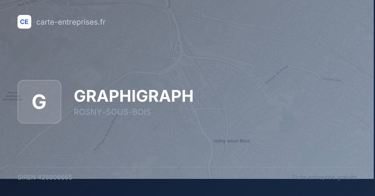 GRAPHIGRAPH — 428806665 — fiche entreprise