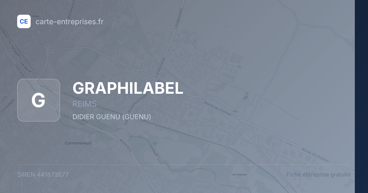 GRAPHILABEL — 441873577 — fiche entreprise