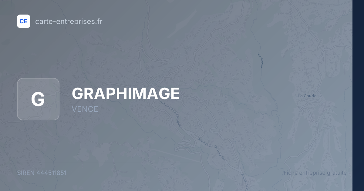 GRAPHIMAGE — 444511851 — fiche entreprise