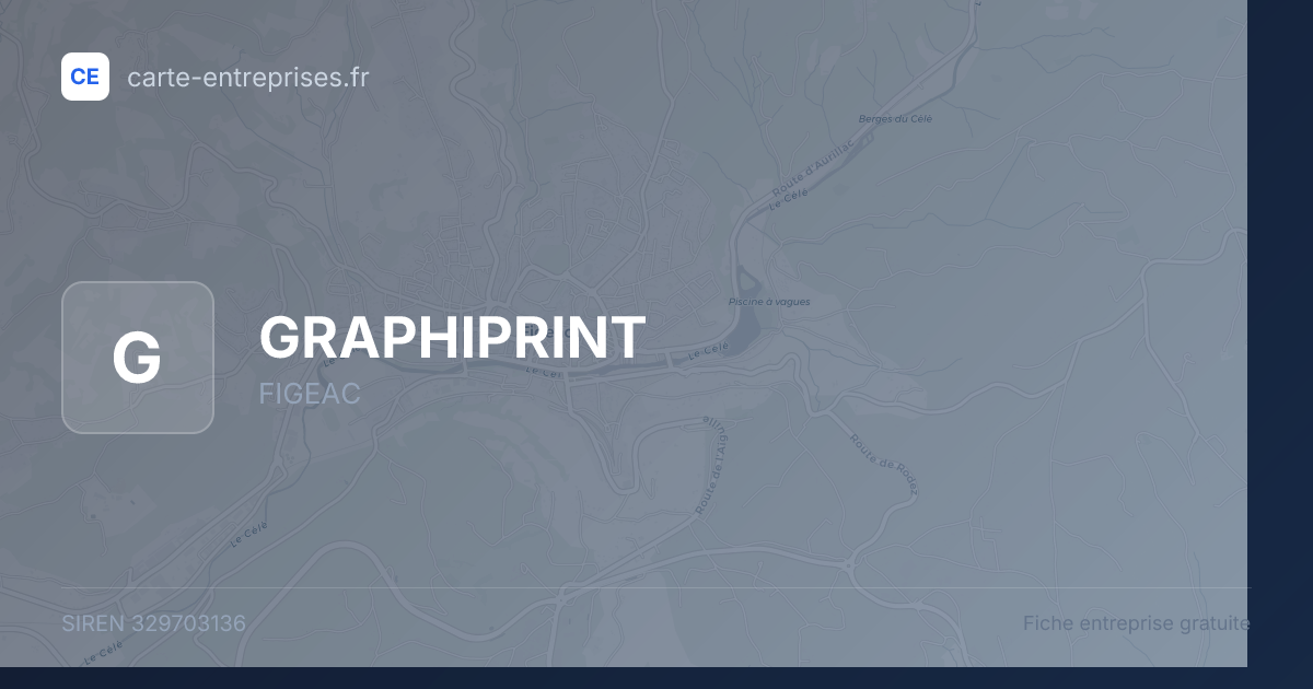 GRAPHIPRINT — 329703136 — fiche entreprise