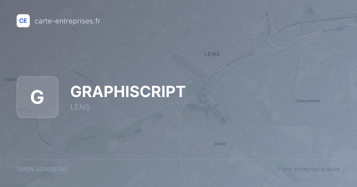 GRAPHISCRIPT — 401438742 — fiche entreprise