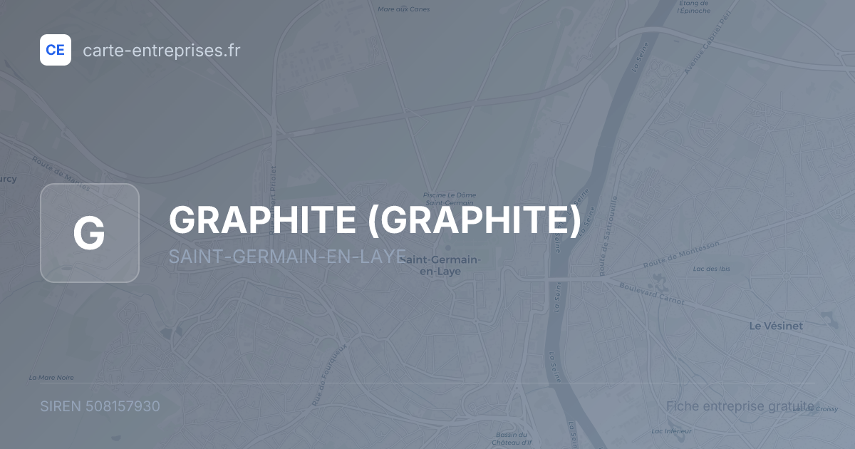 GRAPHITE — 508157930 — fiche entreprise