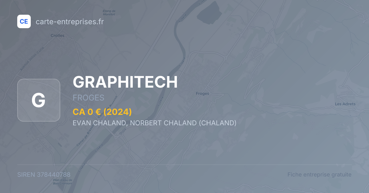 GRAPHITECH — 378440788 — fiche entreprise
