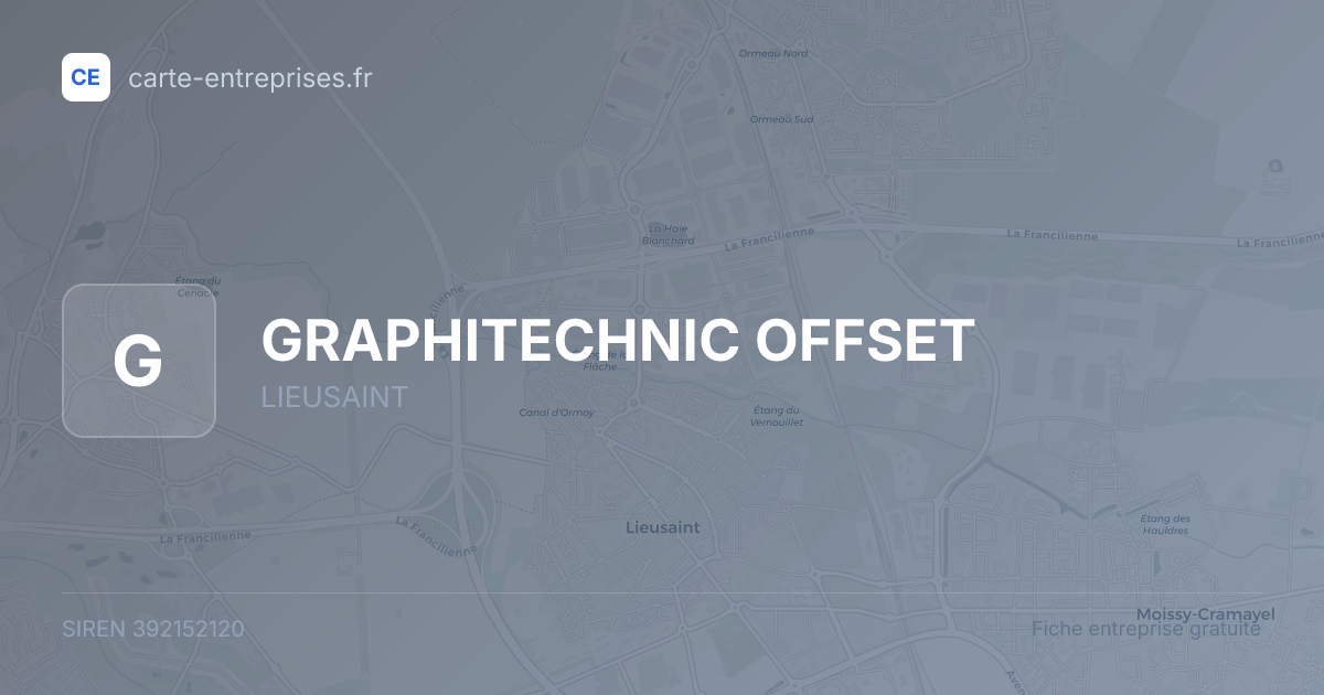 GRAPHITECHNIC OFFSET — 392152120 — fiche entreprise