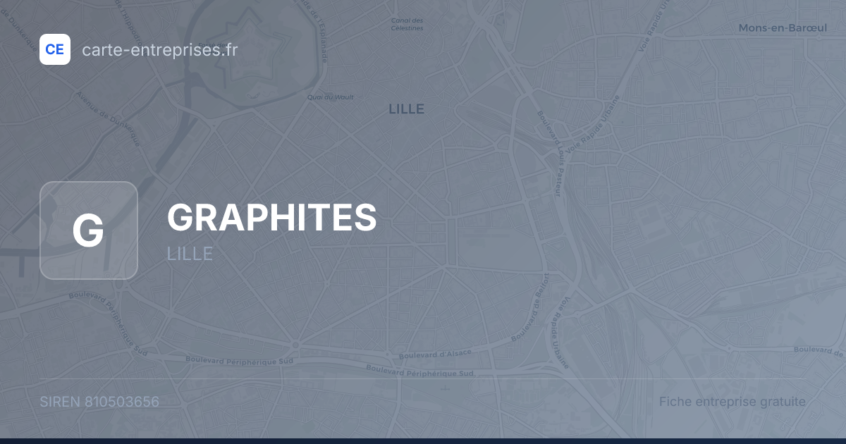 GRAPHITES — 810503656 — fiche entreprise