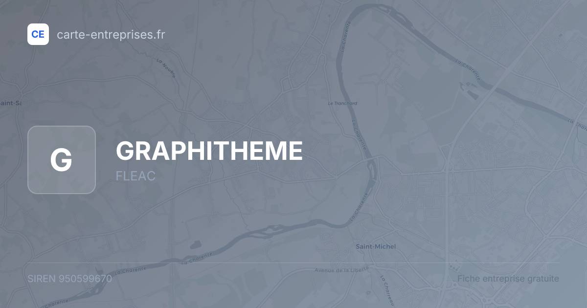 GRAPHITHEME — 950599670 — fiche entreprise