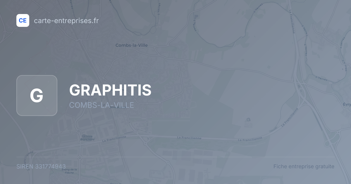 GRAPHITIS — 331774943 — fiche entreprise