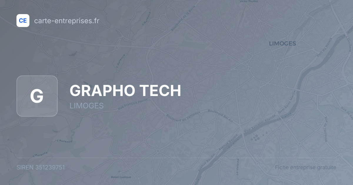 GRAPHO TECH — 351239751 — fiche entreprise
