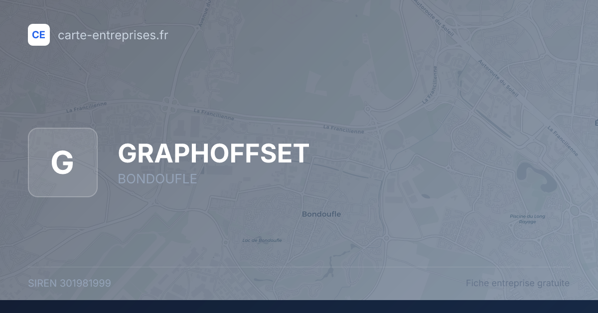 GRAPHOFFSET — 301981999 — fiche entreprise