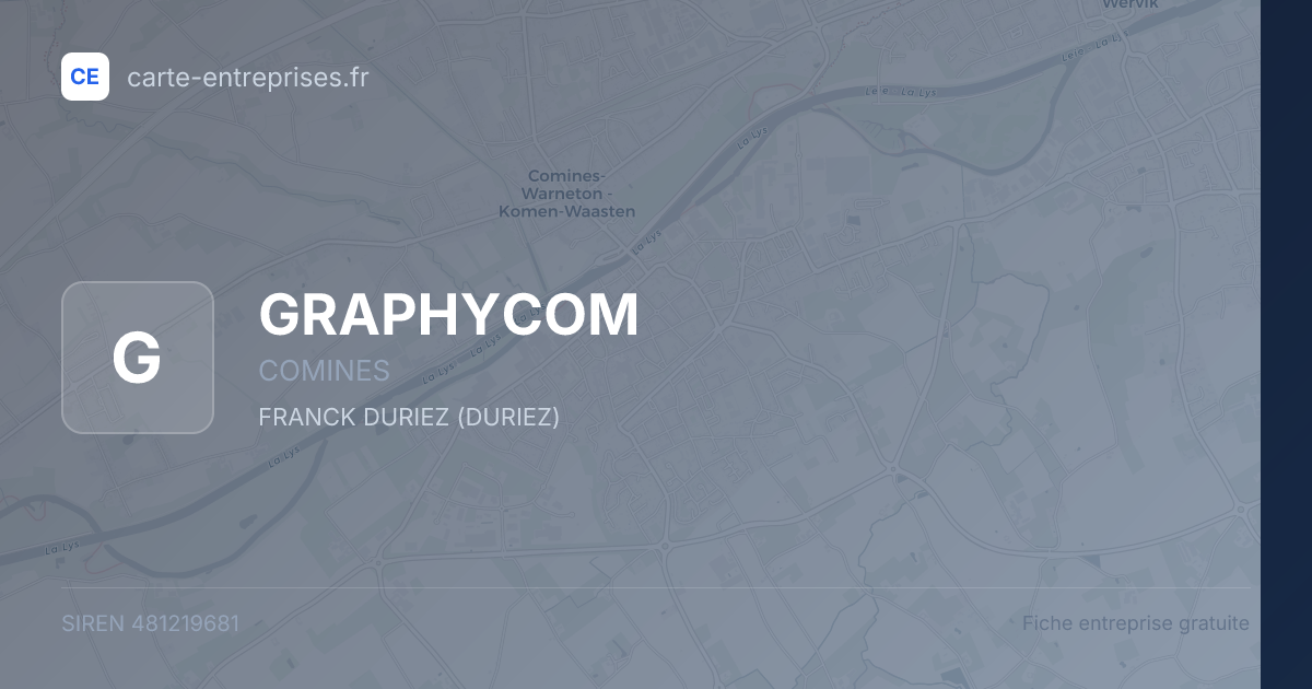 GRAPHYCOM — 481219681 — fiche entreprise