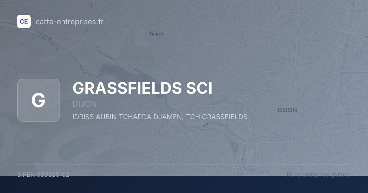 GRASSFIELDS SCI — 989925102 — fiche entreprise