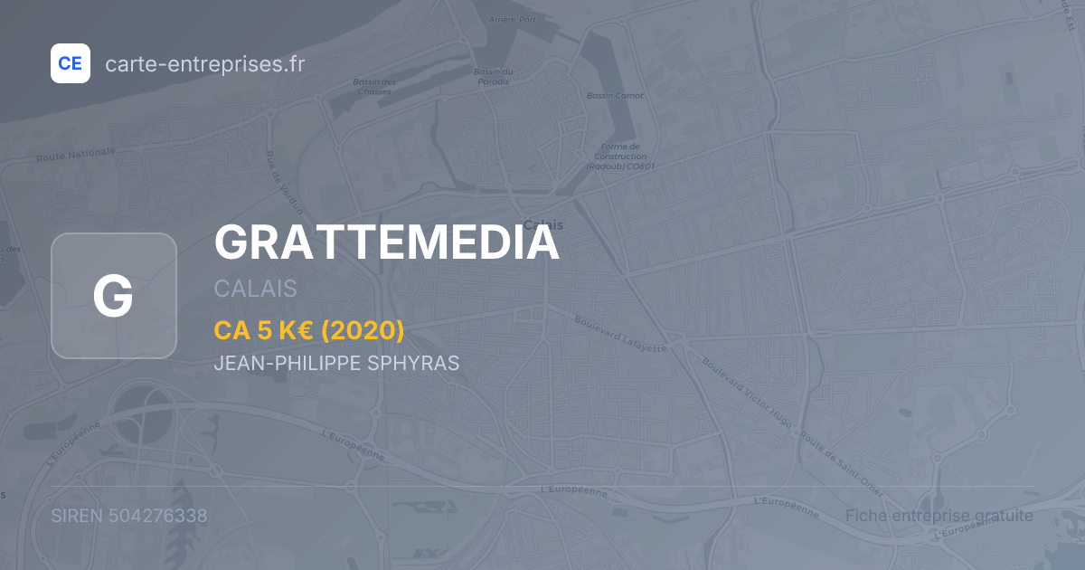 GRATTEMEDIA — 504276338 — fiche entreprise