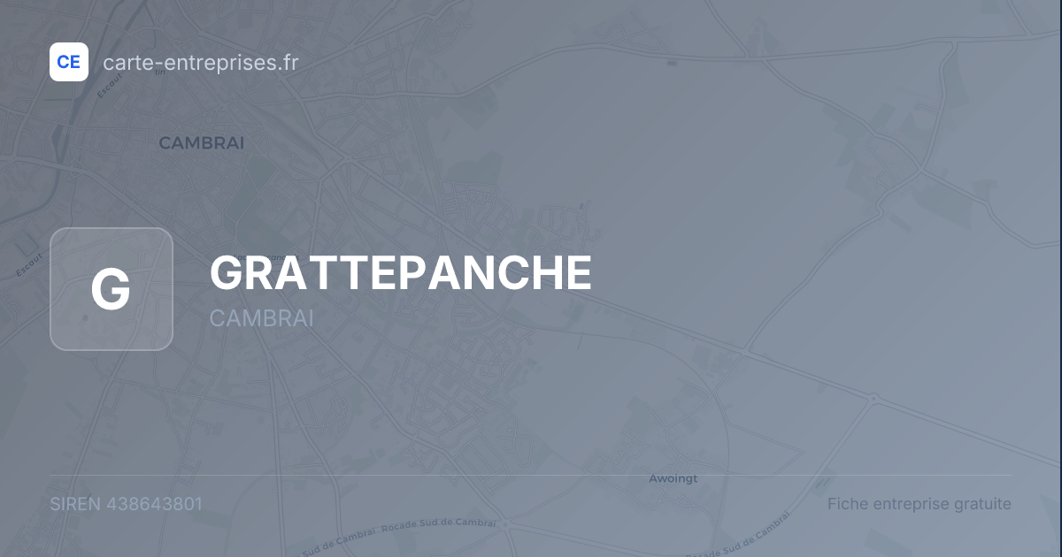 GRATTEPANCHE — 438643801 — fiche entreprise
