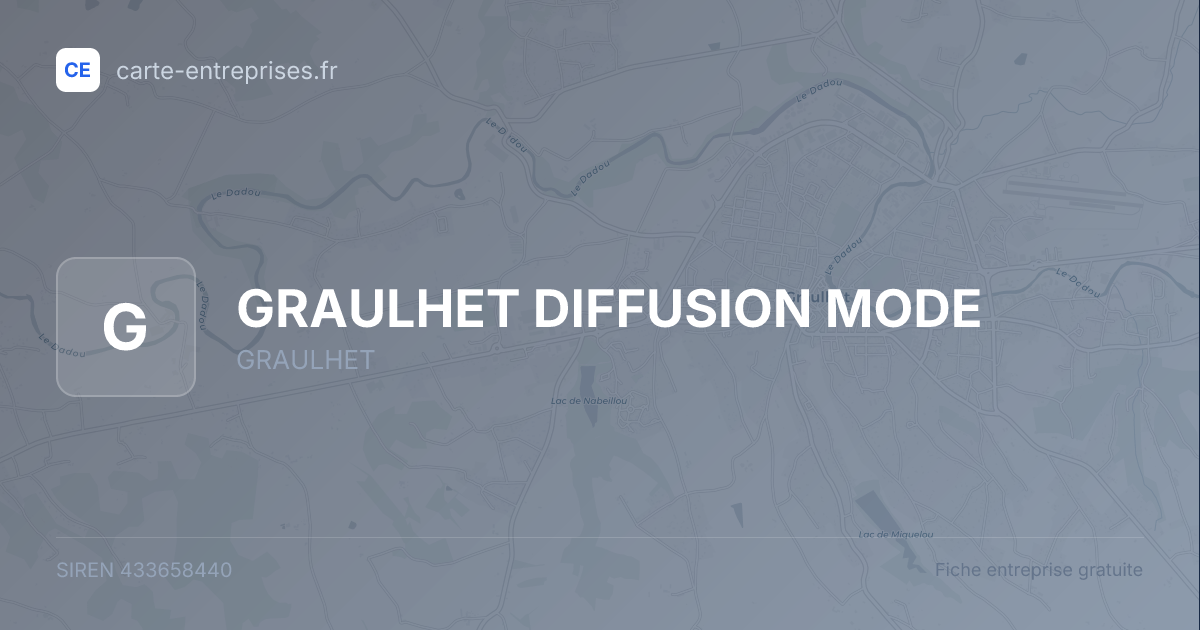 GRAULHET DIFFUSION MODE — 433658440 — fiche entreprise