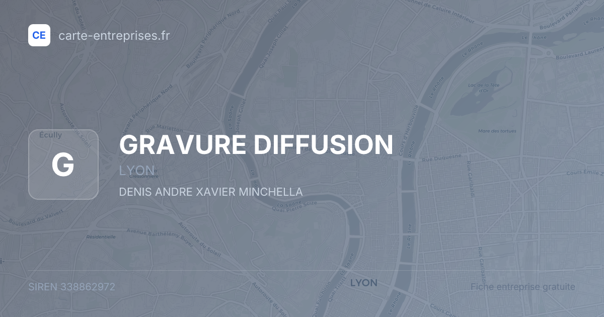 GRAVURE DIFFUSION — 338862972 — fiche entreprise