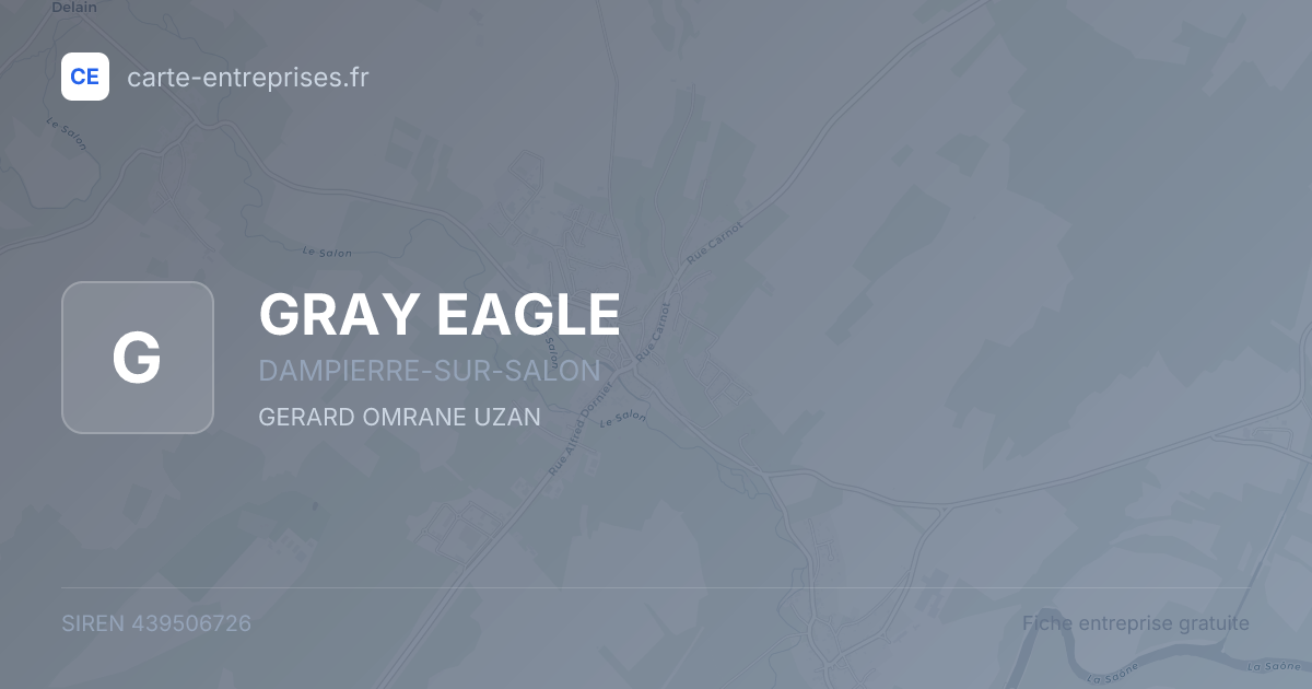 GRAY EAGLE — 439506726 — fiche entreprise