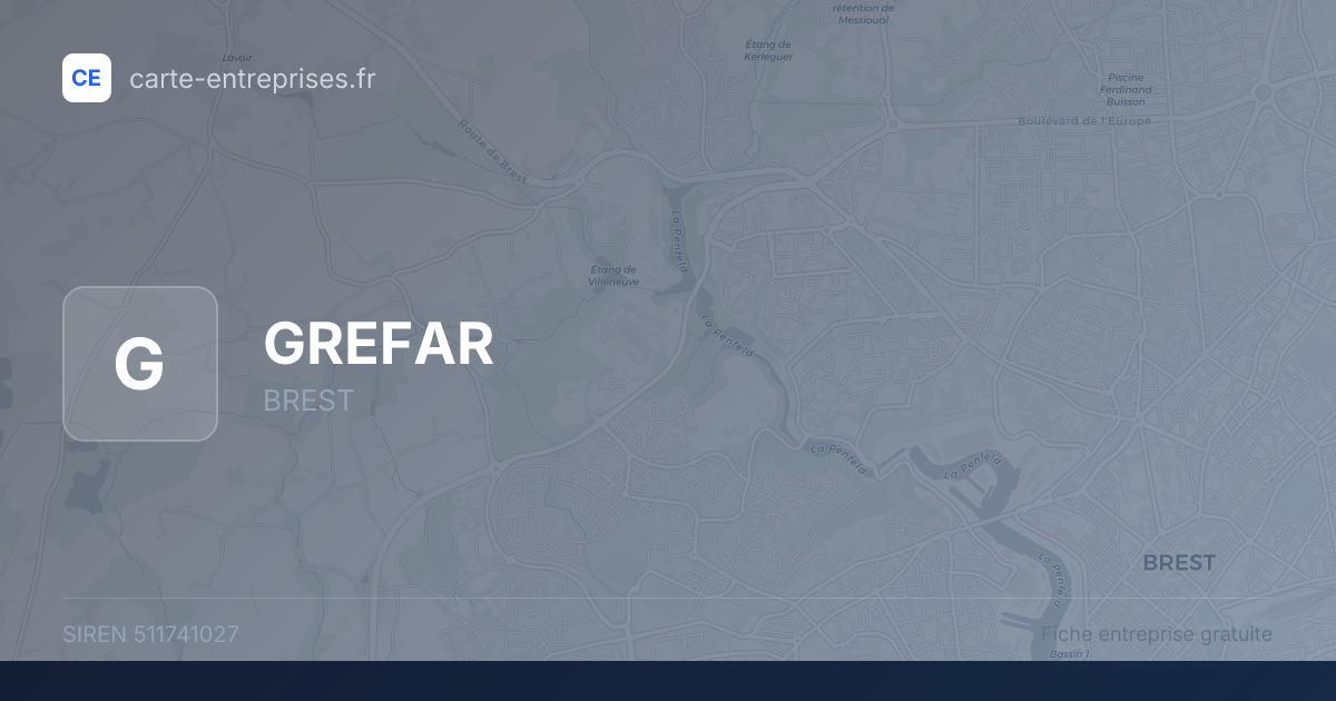 GREFAR — 511741027 — fiche entreprise