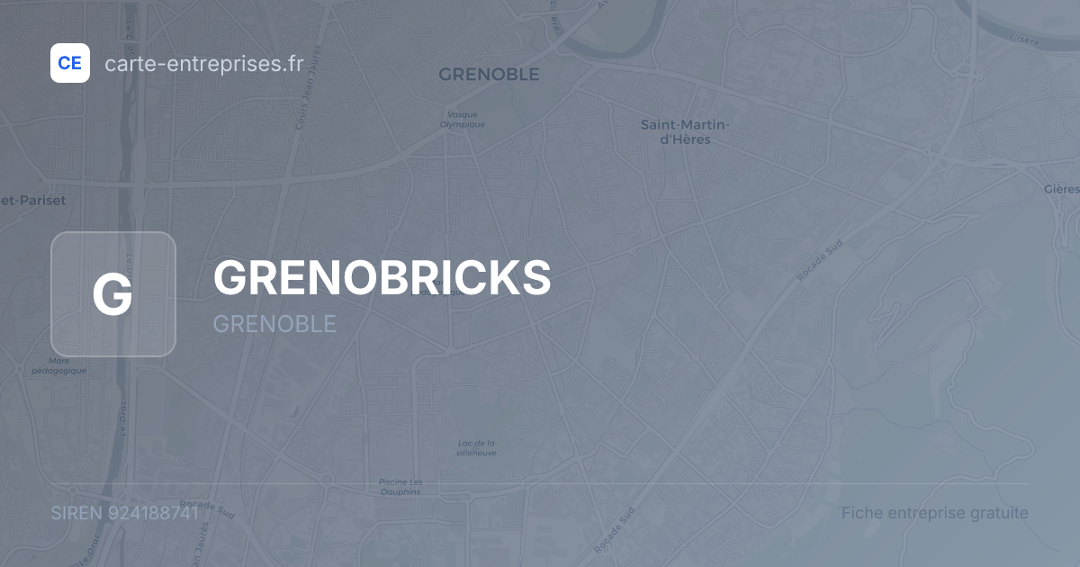 GRENOBRICKS — 924188741 — fiche entreprise