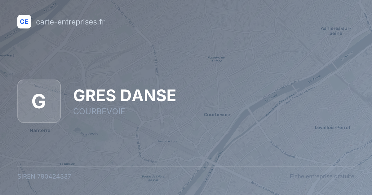 GRES DANSE — 790424337 — fiche entreprise