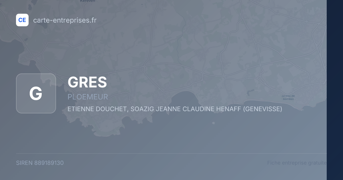 GRES — 889189130 — fiche entreprise