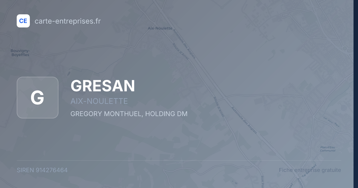 GRESAN — 914276464 — fiche entreprise