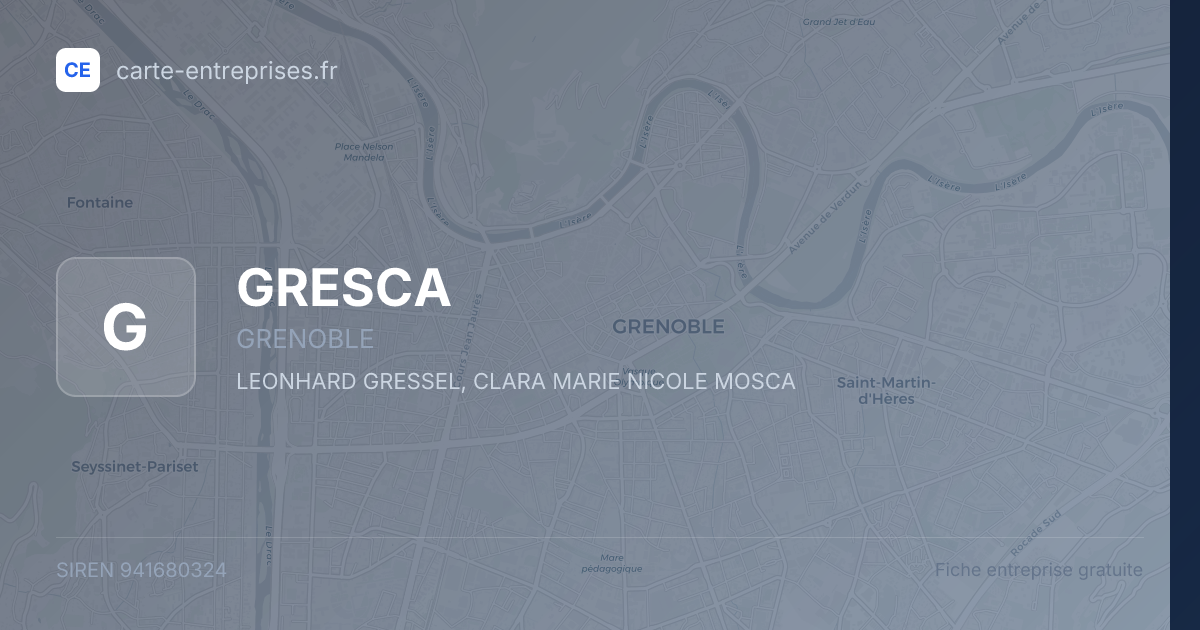 GRESCA — 941680324 — fiche entreprise